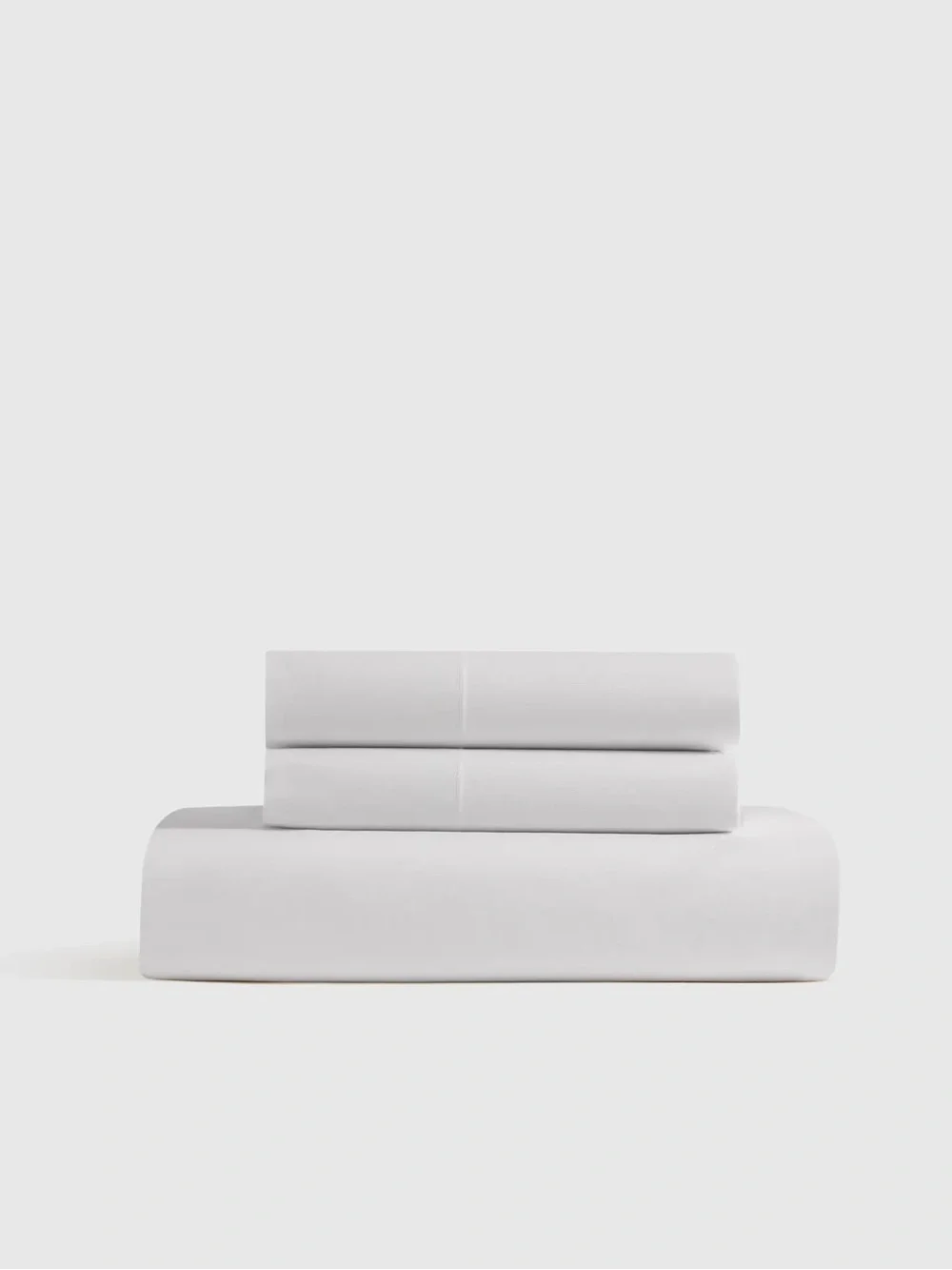 New Quince Organic Crisp Percale Fitted Sheet Set King $80 White
